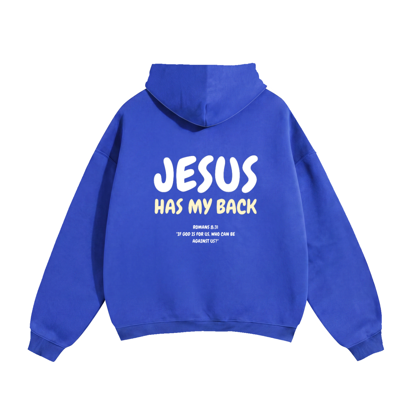 Jesus Has My Back Hoodie (Available in all colours)